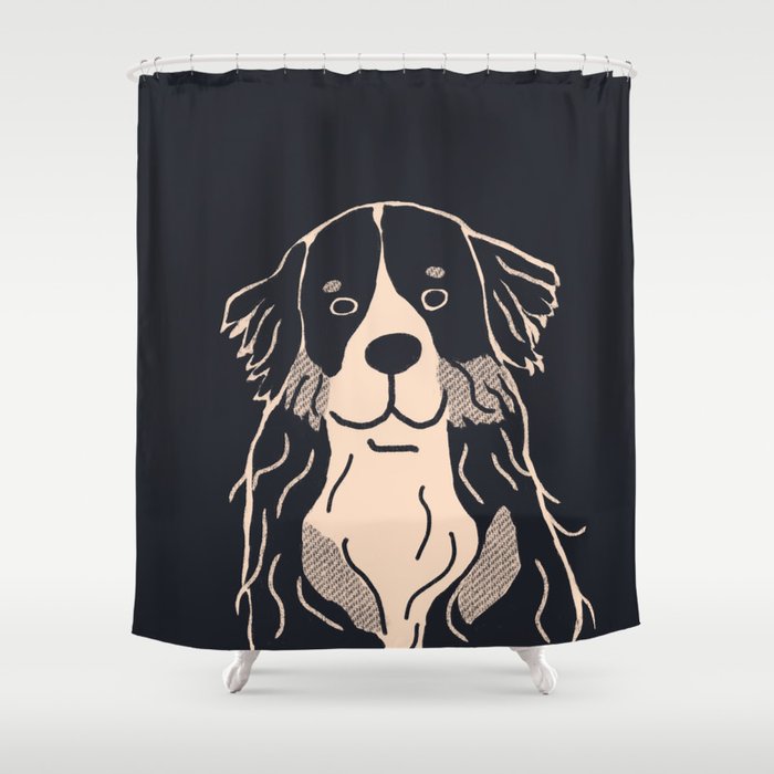 Mountain dog Shower Curtain Gallery Image 1