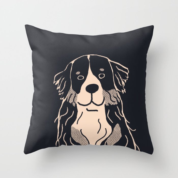 Mountain dog Throw Pillow Gallery Image 1