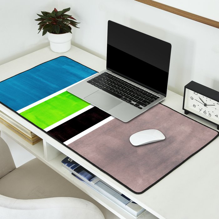 Lime Turquoise Coldfield Desk Mat Gallery Image 2