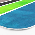 Lime Turquoise Coldfield Bath Mat Gallery Image 3