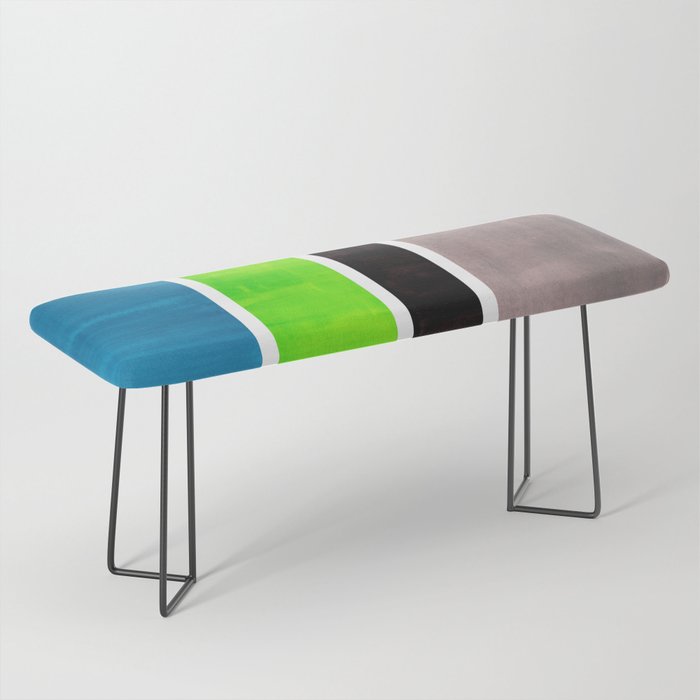 Lime Turquoise Coldfield Bench Gallery Image 1