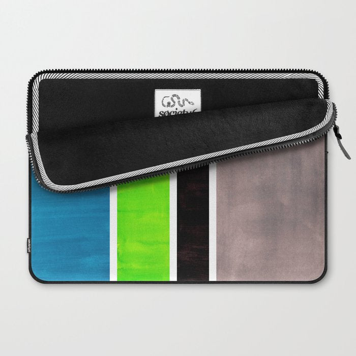 Lime Turquoise Coldfield Laptop Sleeve Gallery Image 2