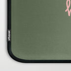 Happy Holidays Green & Pink Laptop Sleeve Gallery Image 3