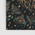 Tree of life -Yggdrasil Golden and Marble ornament Poster Gallery Image 3
