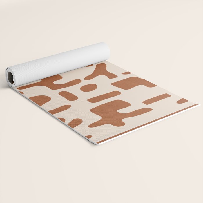 Organic Contemporary Modern Shapes 07 Yoga Mat Gallery Image 2