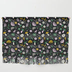 Magic Mushroom Forest Pattern Wall Hanging Gallery Image 1