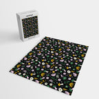 Magic Mushroom Forest Pattern Jigsaw Puzzle Gallery Image 2