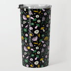 Magic Mushroom Forest Pattern Travel Mug Gallery Image 3