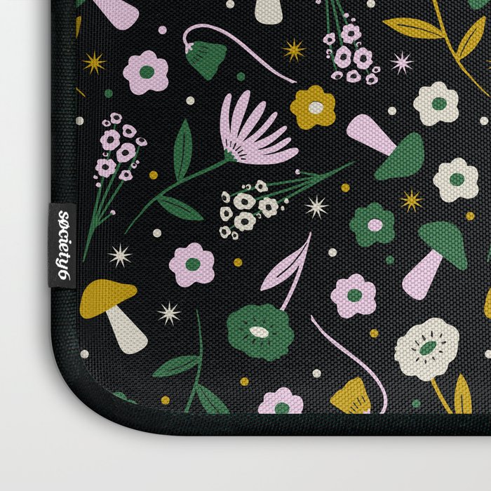 Magic Mushroom Forest Pattern Laptop Sleeve Gallery Image 3