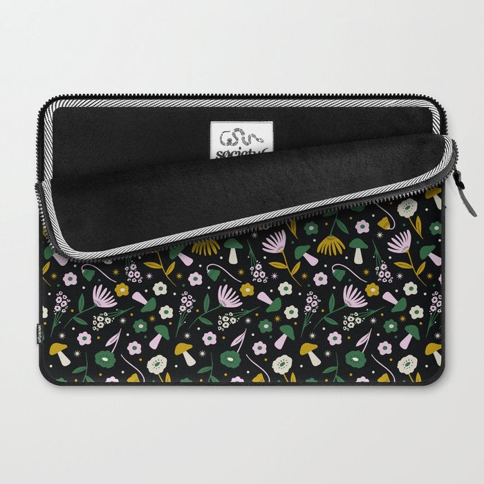 Magic Mushroom Forest Pattern Laptop Sleeve Gallery Image 2