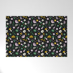 Magic Mushroom Forest Pattern Welcome Mat Gallery Image 1