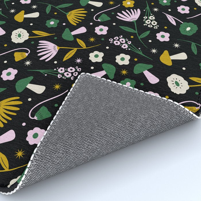 Magic Mushroom Forest Pattern Rug Gallery Image 4