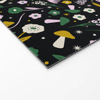 Magic Mushroom Forest Pattern Welcome Mat Gallery Image 2