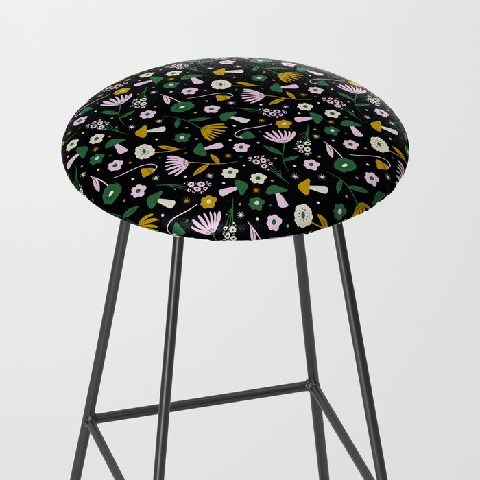 Magic Mushroom Forest Pattern Stool Gallery Image 2