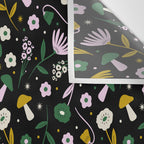 Magic Mushroom Forest Pattern Wall Tapestry Gallery Image 3