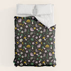 Magic Mushroom Forest Pattern Duvet Cover Gallery Image 6