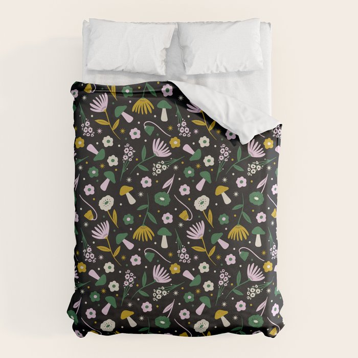 Magic Mushroom Forest Pattern Duvet Cover Gallery Image 6