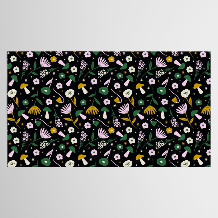 Magic Mushroom Forest Pattern Tablecloth Gallery Image 2
