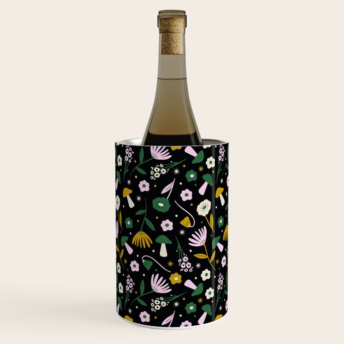 Magic Mushroom Forest Pattern Wine Chiller Gallery Image 1