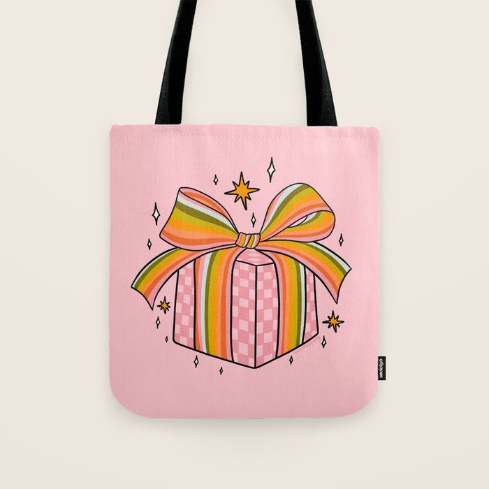 Rainbow Present Tote Bag Gallery Image 1