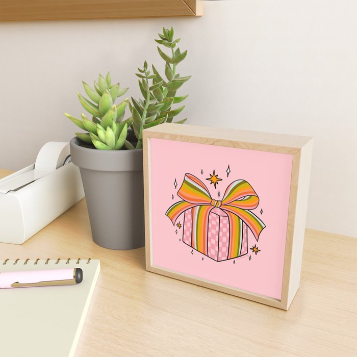 Rainbow Present Mini Art Print Gallery Image 2