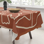 Paleolithic Abstract Art 1 Tablecloth Gallery Image 3