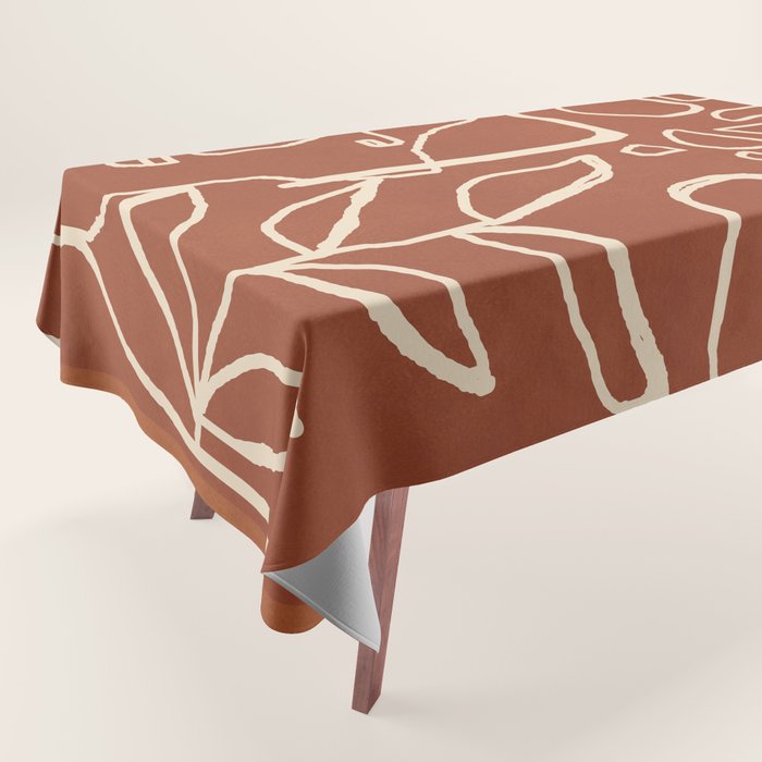 Paleolithic Abstract Art 1 Tablecloth Gallery Image 1