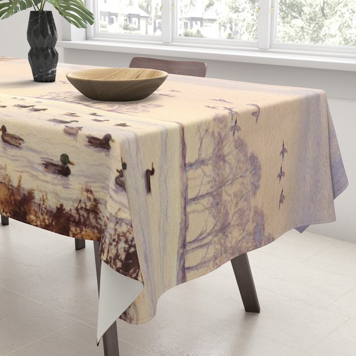 Duck Hunting Times Tablecloth Gallery Image 3