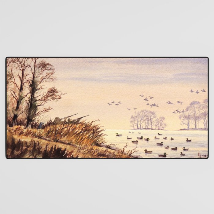 Duck Hunting Times Desk Mat Gallery Image 3
