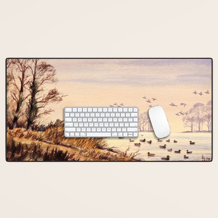 Duck Hunting Times Desk Mat Gallery Image 1