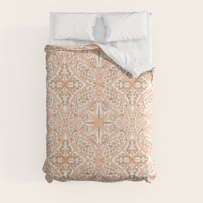 Tile wild leaves starry PF2 Comforter Gallery Image 1
