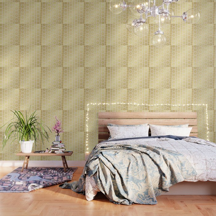 Asanoha Pattern - Gold Wallpaper Gallery Image 3
