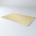Asanoha Pattern - Gold Rug Gallery Image 3