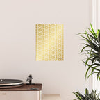Asanoha Pattern - Gold Poster Gallery Image 2