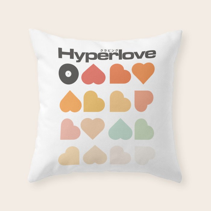 Hyperlove Throw Pillow Gallery Image 1