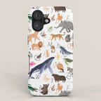 Animal Alphabet iPhone Case Gallery Image 1