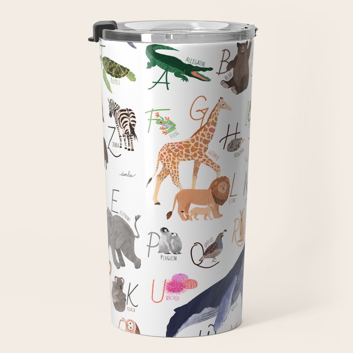 Animal Alphabet Travel Mug Gallery Image 3