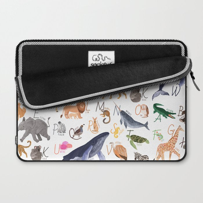 Animal Alphabet Laptop Sleeve Gallery Image 2