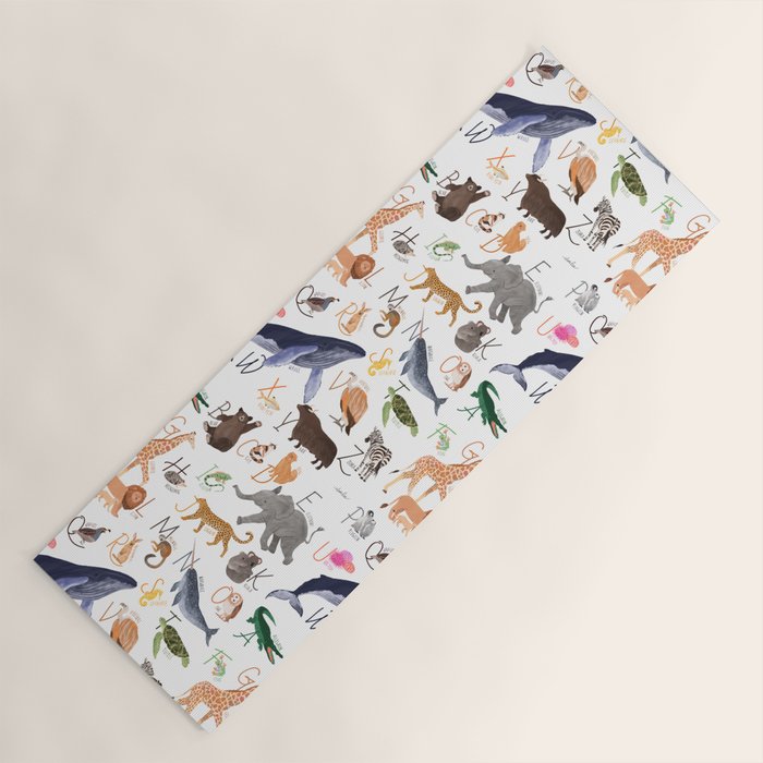 Animal Alphabet Yoga Mat Gallery Image 1