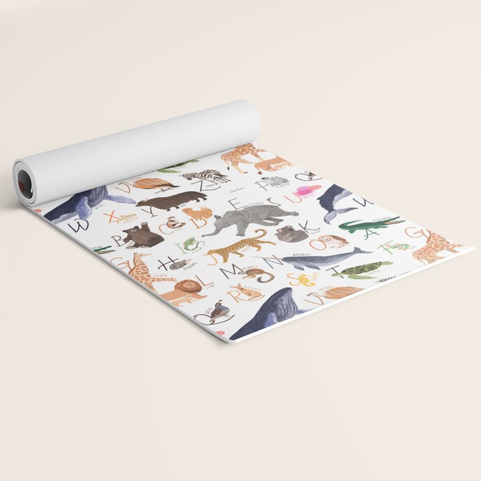 Animal Alphabet Yoga Mat Gallery Image 2