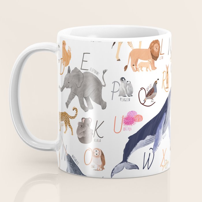 Animal Alphabet Coffee Mug Gallery Image 3