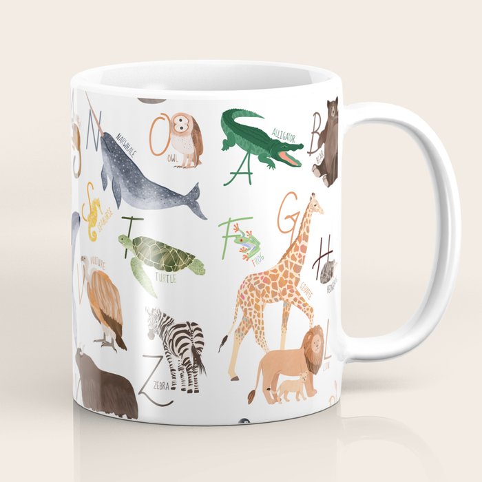 Animal Alphabet Coffee Mug Gallery Image 1