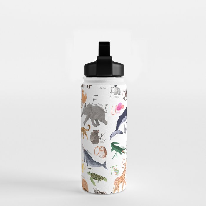 Animal Alphabet Water Bottle Gallery Image 2