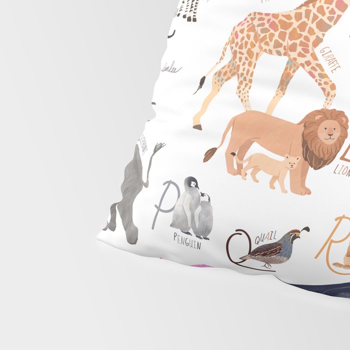 Animal Alphabet Pillow Sham Gallery Image 4