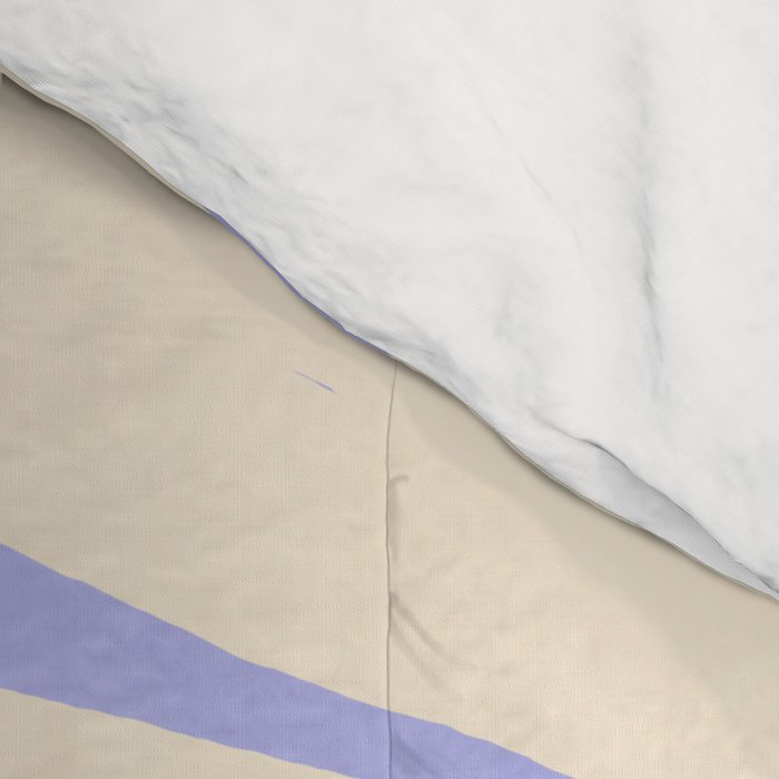 Wild Daisies - periwinkle Comforter Gallery Image 4