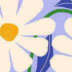 Wild Daisies - periwinkle Coffee Mug Gallery Image 2