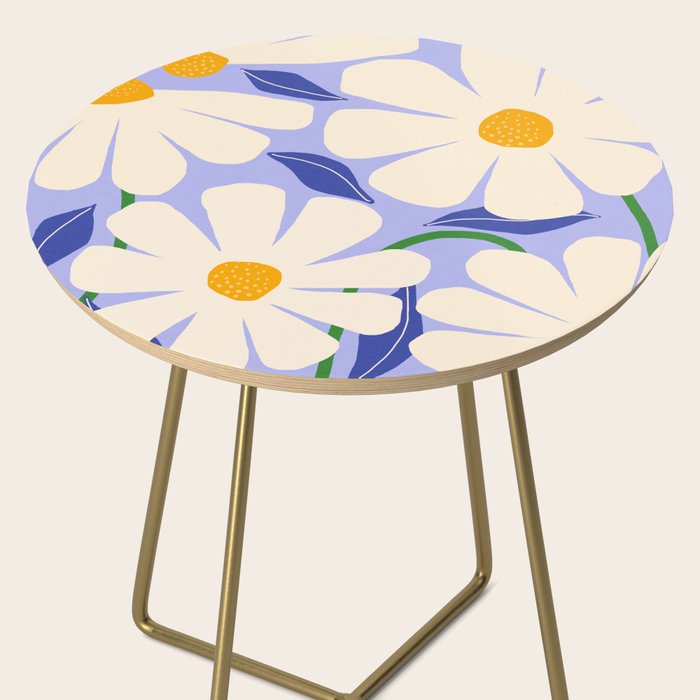 Wild Daisies - periwinkle Side Table Gallery Image 2
