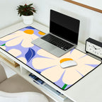 Wild Daisies - periwinkle Desk Mat Gallery Image 2