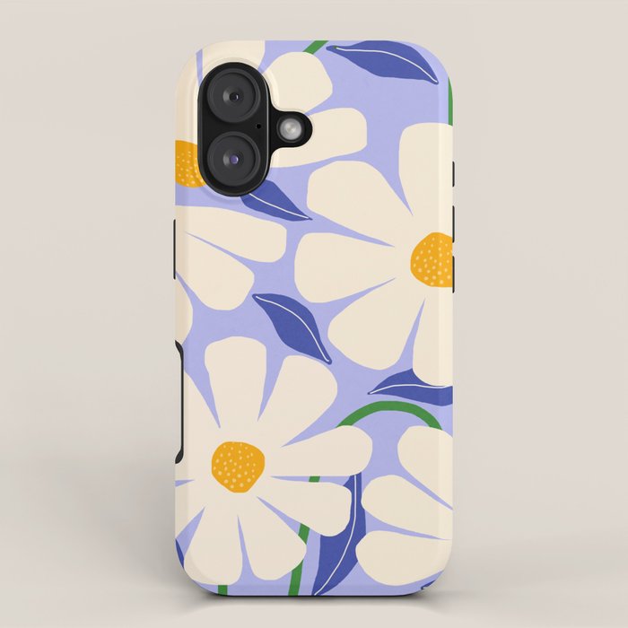 Wild Daisies - periwinkle iPhone Case Gallery Image 1