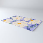 Wild Daisies - periwinkle Rug Gallery Image 3